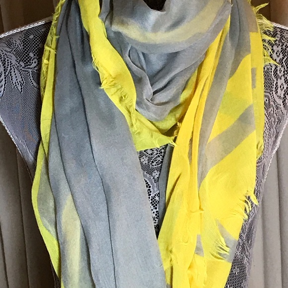 Black by Saks Fifth Ave. Gauze Scarf - Picture 2 of 6